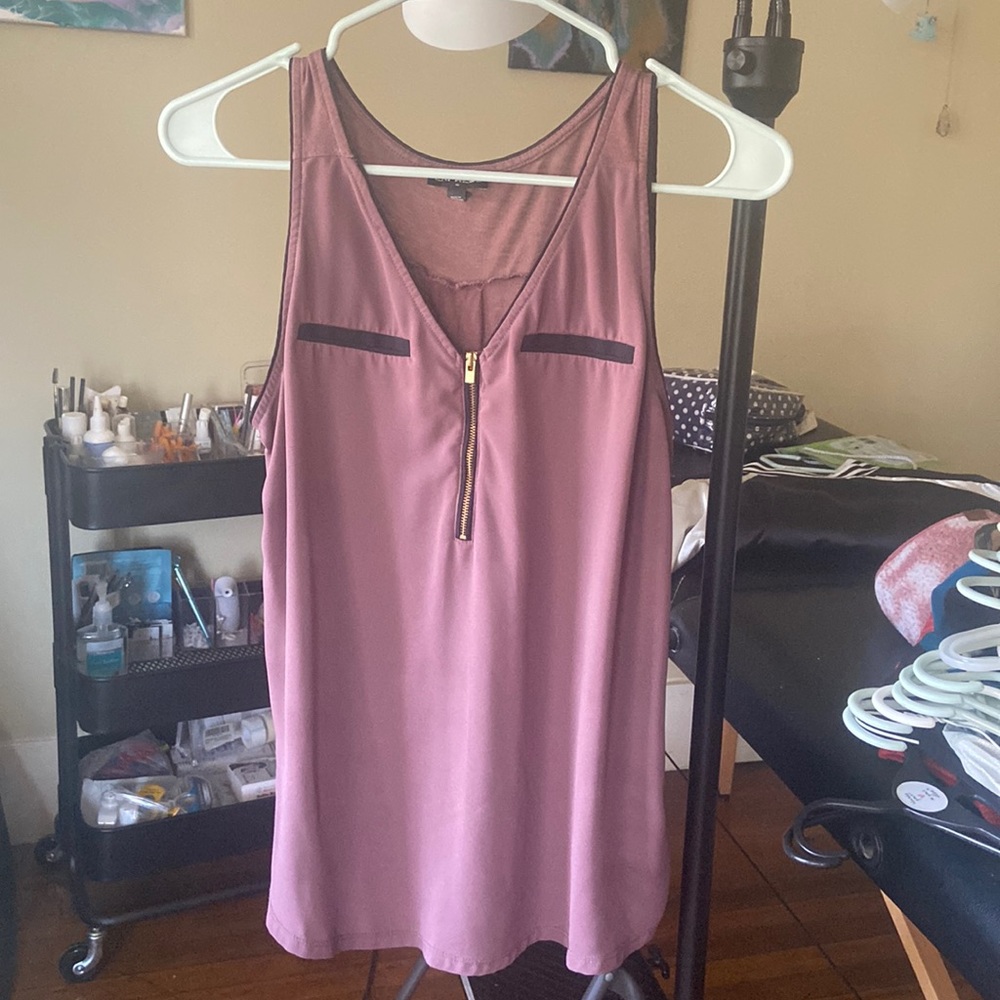 Express millennial pink dressy tank